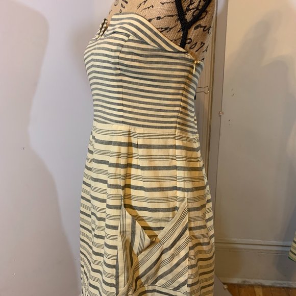 Anthropologie Maeve Changing Stripes Pocket Dress - Picture 4 of 9